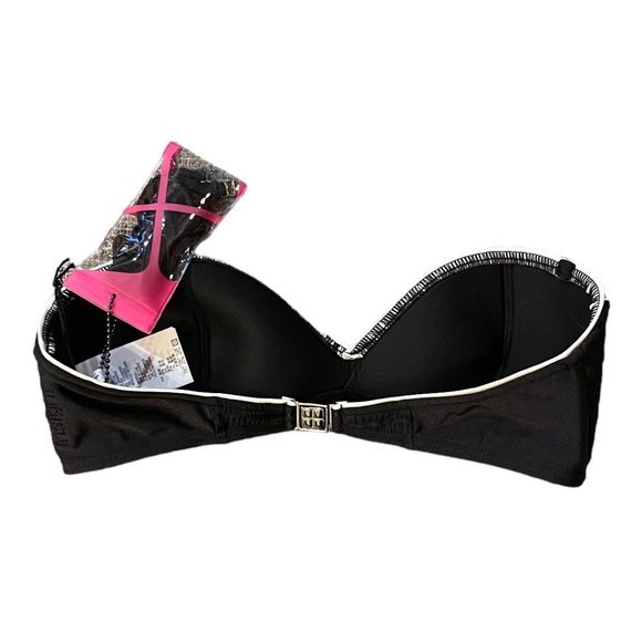 Insight Bondage Shima Textured and Piped Bandeau Bikini Top - Picture 3 of 5